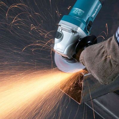 meuleuse makita GA5040C 240.0 V 1400 W avec batterie avec fil