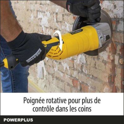 meuleuse powerplus 220.0 V 2500 W sans batterie avec fil