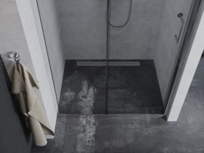 Mexen Apia porte de douche coulissante 130 cm, transparent, chrome - 845-130-000-01-00