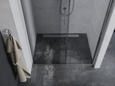 Mexen Apia porte de douche coulissante 130 cm, transparent, chrome - 845-130-000-01-00