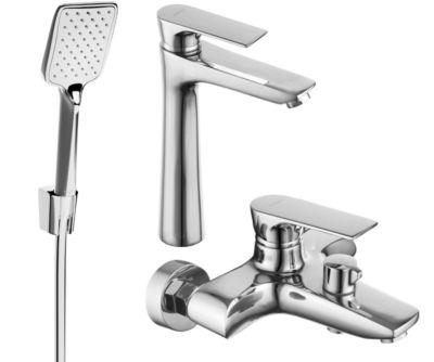 Mexen Axel R62 ensemble de bain, chrome - 73813R62-00