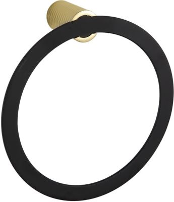 Mexen Base porte-serviette, noir/doré - 7088232-57