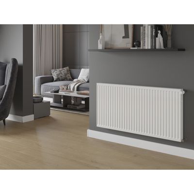 Mexen C21 radiateur à plaques 500 x 500 , connexion latérale, 554 W, blanc - W421-050-050-00