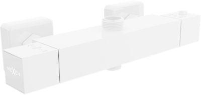 Mexen Cube mitigeur de douche thermostatique, blanc - 77250-20