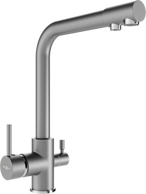 Mexen Duero robinet de cuisine, gris - 671600-61