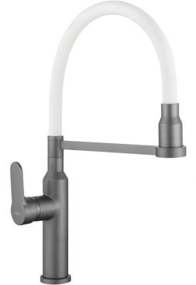 Mexen Edna robinet de cuisine, gris/blanc - 672900-62