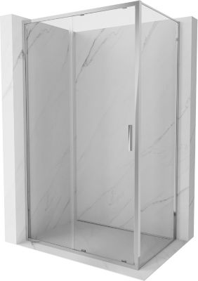 Mexen Exo cabine de douche coulissante 120 x 110 cm, transparent, chromé - 8151-120-110-01-00