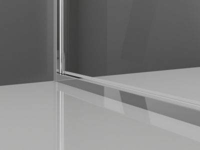 Mexen Exo cabine de douche pivotante 90 x 90 cm, transparente, chrome - 817-090-090-01-00
