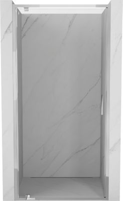 Mexen Exo porte de douche pivotante 60 cm, transparent, chrome - 8181-060-000-01-00