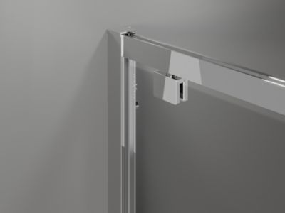 Mexen Exo porte de douche pivotante 60 cm, transparent, chrome - 8181-060-000-01-00