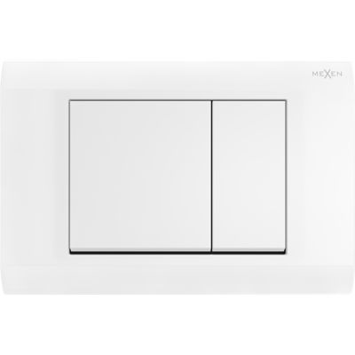 Mexen Fenix 01 bouton de chasse d'eau, blanc mat - 600120