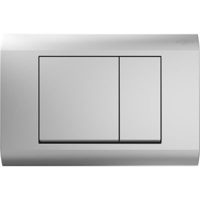 Mexen Fenix 01 bouton de chasse d'eau, chrome mat - 600102