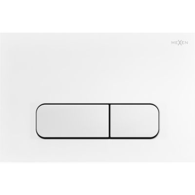 Mexen Fenix 02 bouton de chasse d'eau, blanc mat - 600220