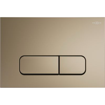 Mexen Fenix 02 bouton de chasse d'eau, or champagne - 600204