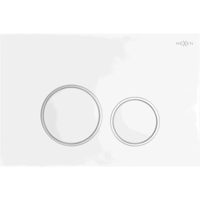Mexen Fenix 05 bouton de chasse d'eau, blanc mat - 600520