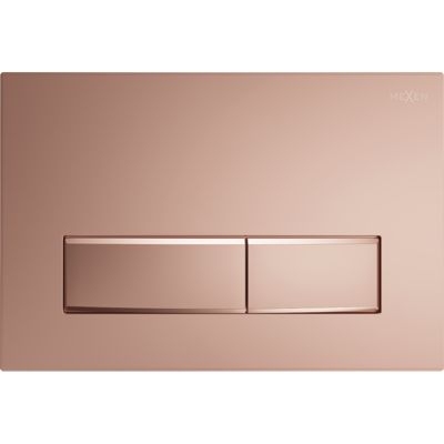 Mexen Fenix 09 bouton de chasse d'eau, or rose - 600905