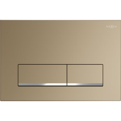 Mexen Fenix 12 bouton de chasse d'eau, doré champagne - 601204