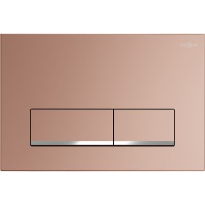 Mexen Fenix 12 bouton de chasse d'eau, or rose - 601205