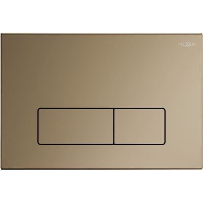 Mexen Fenix 13 bouton de chasse d'eau Slim, doré champagne - 601304