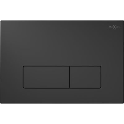 Mexen Fenix 13 bouton de chasse d'eau Slim, noir mat - 601303