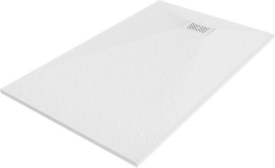 Mexen Hugo receveur rectangulaire SMC 140 x 90 cm, blanc, cache blanc - 42109014-W