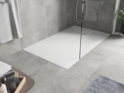 Mexen Hugo receveur rectangulaire SMC 140 x 90 cm, blanc, cache blanc - 42109014-W