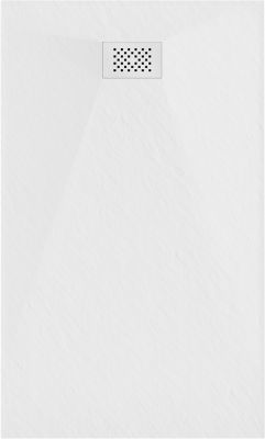 Mexen Hugo receveur rectangulaire SMC 140 x 90 cm, blanc, cache blanc - 42109014-W