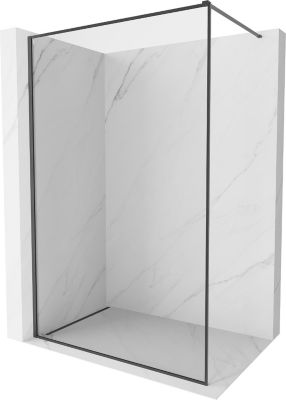 Mexen Kioto-F paroi de douche Walk-in avec cadre 60 x 202 cm, transparent 8 mm, gris canon brossé - 800-060-104-66-00