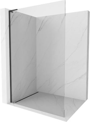 Mexen Kioto L paroi de douche Walk-in 85 x 200 cm, transparent, noir - 800-085-103-70-00