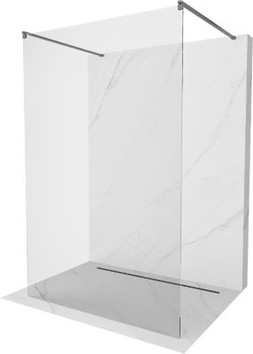 Mexen Kioto paroi de douche autoportante 110 x 200 cm, transparent 8 mm ...