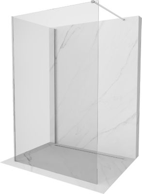 Mexen Kioto paroi de douche Walk-in 130 x 70 cm, transparent, chrome - 800-130-212-01-00-070