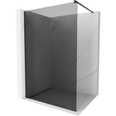 Mexen Kioto paroi de douche Walk-in 140 x 200 cm, graphite 8 mm, noir - 800-140-101-70-40