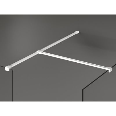 Mexen Kioto-XF paroi de douche Walk-in avec cadre 80 x 70 cm, transparent 10 mm, gun metal - 800-080-202-04-95-070-XF