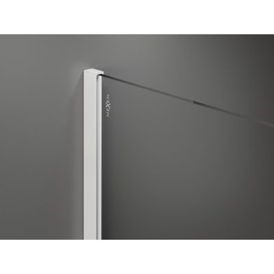 Mexen Kioto-XF paroi de douche Walk-in avec cadre 80 x 70 cm, transparent 10 mm, gun metal - 800-080-202-04-95-070-XF