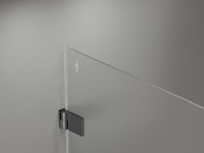 Mexen Lunar-B L porte de douche pivotante droite 110 cm, transparent, gris canon brossé - 832SL-110-050-66-00-P