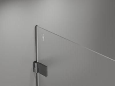 Mexen Lunar-B L porte de douche pivotante droite 110 cm, transparent, gris canon brossé - 832SL-110-050-66-00-P