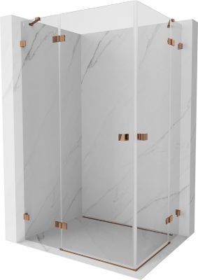 Mexen Lunar Duo cabine de douche pivotante gauche 95 x 70 cm ...