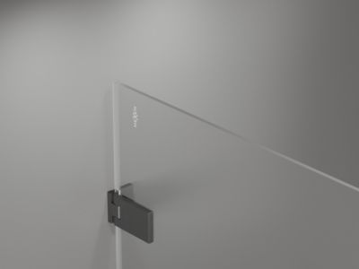 Mexen Lunar-F cabine de douche pliable droite 85 x 80 cm, transparent, gris canon brossé - 836-085-080-66-00-P