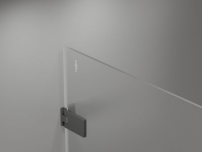 Mexen Lunar-F Duo cabine de douche pliante 80 x 70 cm, transparent, gun metal - 836-080L-070P-95-00