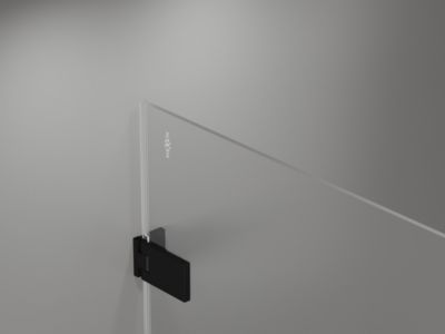 Mexen Lunar-F Duo cabine de douche pliante 80 x 75 cm, transparent, noir - 836-080L-075P-70-00