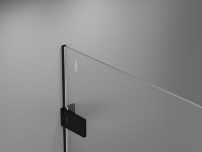 Mexen Lunar-F Duo cabine de douche pliante 80 x 75 cm, transparent, noir - 836-080L-075P-70-00