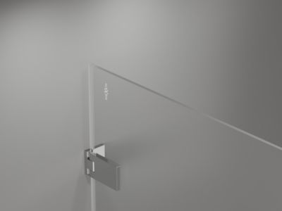 Mexen Lunar-F porte de douche pliante droite 50 cm, transparent, chromé - 836-050-000-01-00-P