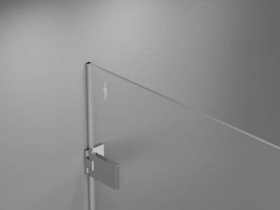 Mexen Lunar-F porte de douche pliante droite 50 cm, transparent, chromé - 836-050-000-01-00-P