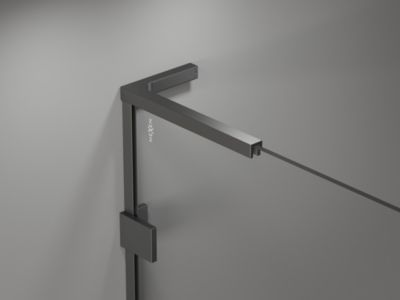 Mexen Lunar L Duo cabine de douche pivotante gauche 115 x 85 cm, transparent, métal canon - 834L-115L-085P-95-00