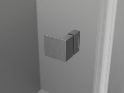 Mexen Lunar L Duo cabine de douche pivotante gauche 120 x 105 cm, transparent, gris pistolet brossé - 834L-120L-105P-66-00