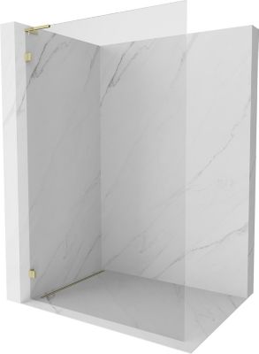 Mexen Lunar L paroi de douche Walk-in gauche 60 x 200 cm, transparent 8 mm, doré - 830L-060-000-50-00-L