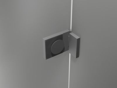 Mexen Lunar paroi de baignoire 2 volets droit 130 x 150 cm, transparent, gun metal - 897-130-100-95-00-P