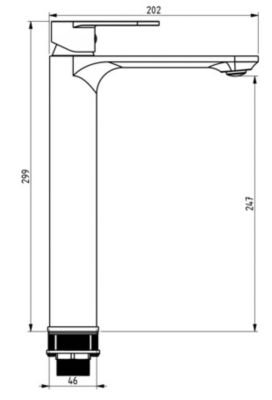 Mexen Milo R40 ensemble de bain, chrome - 71313R40-00