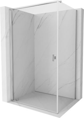 Mexen Mist-B cabine de douche pivotante 80 x 120 cm, transparent, chrome - 8A2T-080-120-01-00