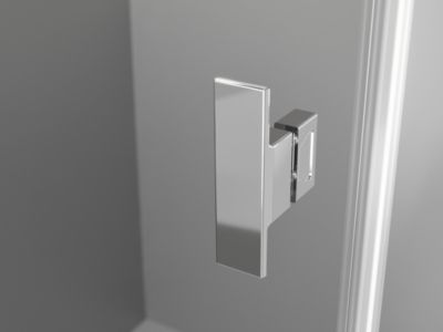 Mexen Mist cabine de douche pentagonale pivotante 80 x 80 cm, transparent, chrome - 8A8-080-080-01-00